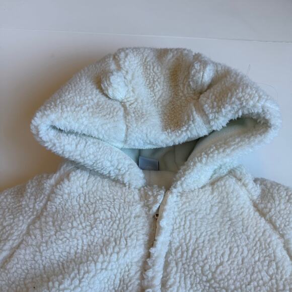 Petit Bateau Baby Sherpa Snowsuit With Ears 12 Months - Picture 3 of 9